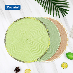 Décor à la maison or perlé napperon luxe tapis rond tapis de table à manger - Product Image 5