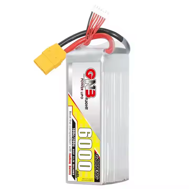 Genuine Gnb 6000mAh 6S 22.2V100C Lithium Battery Remote Control Drone Charging Air 2 Aircraft FPV Helicopter Prototype Accessory