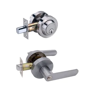 An Ninh Kẽm Hợp Kim Cổng Deadbolt Cộng Với Hình Ống Đòn Bẩy Kết Hợp Khóa Khách Sạn