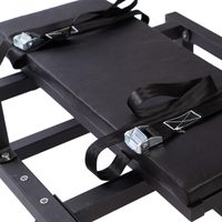 Fauteuil d'amour avec sangles réglables, équipement BDSM, cadre de retenue robuste avec menottes pour couples