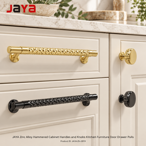 JAYA Zinklegierung Schrankgriffe und -knöpfe für Küche, Schlafzimmer, Wohnzimmer, Hausbar & Hotelmöbel - Modernes Design - Product Image 1