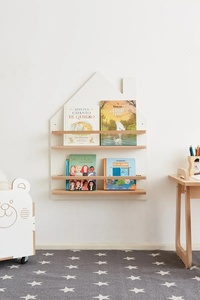 Support mural en bois <span class=keywords><strong>étagère</strong></span> flottante forme de maison décoration <span class=keywords><strong>murale</strong></span> <span class=keywords><strong>étagère</strong></span> <span class=keywords><strong>murale</strong></span> décor à la maison <span class=keywords><strong>étagère</strong></span> décorative pour <span class=keywords><strong>chambre</strong></span> de filles - Product Image 4