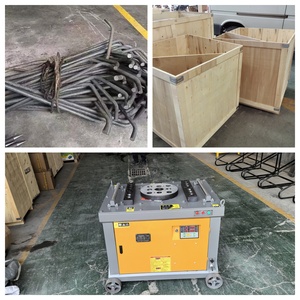 Gw-50 xách tay điện thủy lực thanh thép uốn máy 32mm cốt thép Bender Máy cốt thép uốn máy - Product Image 3