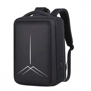 USB Charger Anti-Theft Smart Laptop <b>Backpack</b> Air Cushion Belt Large Capacity 36-59L Nylon Polyester /Black Fashion - Product Image 1