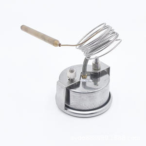 Termómetro de Horno de Pizza Capilar de Acero Inoxidable de Alta Temperatura 500C con Esfera Negra y Características Resistentes, Venta al por Mayor - Product Image 1