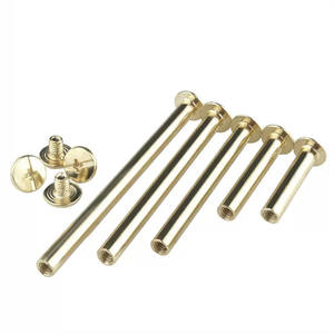 Vis de reliure en laiton Vis de reliure de livre Ensembles de reliure de poteaux de reliure - Product Image 3