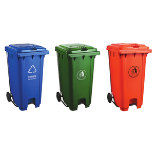 Cubo de <span class=keywords><strong>basura</strong></span> de plástico al aire libre de alta calidad 240L, cubo de <span class=keywords><strong>basura</strong></span> con pedal, contenedores de <span class=keywords><strong>basura</strong></span> de riesgo biológ - Product Image 3