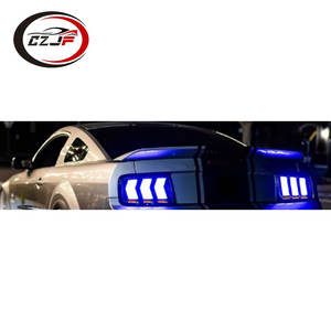 CZJF nouveau feu arrière LED modifié pour Ford <span class=keywords><strong>Mustang</strong></span> 2004 2005 2006 <span class=keywords><strong>2007</strong></span> 2008 2009 RGB clignotants feux de freinage <span class=keywords><strong>prix</strong></span> usine - Product Image 3