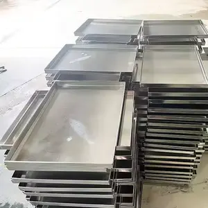 304不锈钢矩形烤盘烤盘烤鱼提拉米苏烤盘铝盘商用厨房烤盘