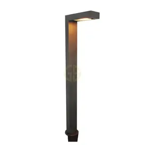 Điện áp thấp 12V đồng ngoài trời bollard không thấm nước IP65 3 wát LED Brass chiếu sáng cảnh quan vuông vườn ánh sáng con đường ánh sáng