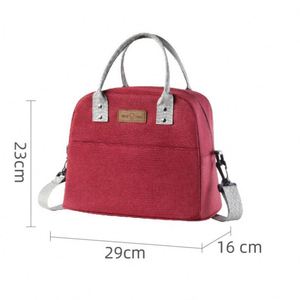 Bolsa Térmica Porta Alimentos Personalizada Oxford, Aislada, Portátil, con Logotipo, al por Mayor, para Viajes, Conveniente, de Gran Capacidad - Product Image 4