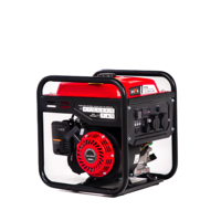 Générateur onduleur à moteur 4 temps refroidi par air, à démarrage électrique, à onde sinusoïdale pure, 3 kW, à châssis ouvert, 10 L de carburant, BISON (CHINE) BS3750i
