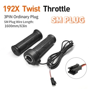 Acelerador de Puño Completo para Bicicleta Eléctrica WUXING 192X de 3 Pines 12V-72V para Manillar Derecho con Conector SM Impermeable para Escúter Eléctrico - Product Image 5