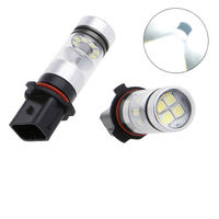 Ampoule P13W PSX26W SP13W SH24W 100W LED pour feux de brouillard et feux de jour, ampoules LED P13W 12V, feux de brouillard, feux de jour, ampoule automobile