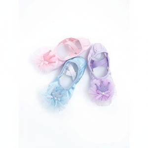 OZKIZ Korean Premium Indoor <b>Soft</b> Ballet <b>Shoes</b> for Kids Girls 2-7 Years All Season Children Fashion Wholesale - Product Image 2