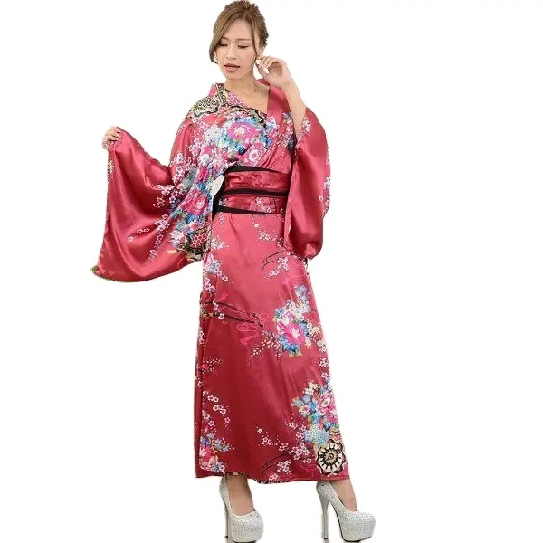 Kimono Bossman per donna Kimono giapponese Cardigan Cosplay Kimono giapponese da spiaggia estivo femminile Yukata