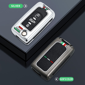 <span class=keywords><strong>Coque</strong></span> de clé de voiture en alliage de zinc pour Peugeot 306 407 807 Partner, pour Citroën C2 <span class=keywords><strong>C4</strong></span> C5 C6 C8 Berlingo <span class=keywords><strong>Picasso</strong></span>, porte-clés - Product Image 2