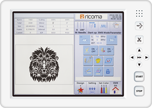 Máquina de Bordar <span class=keywords><strong>Industrial</strong></span> Digital Computarizada de Última Generación 2023, Máquina de Bordar Camisetas de 12/15 Agujas y 8 Cabezales - Product Image 4