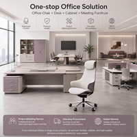 Chaise de bureau ergonomique moderne à dossier haut avec appui-tête réglable, chaise de bureau informatique en gros pour mobilier de bureau d'entreprise
