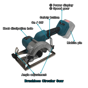 Bộ dụng cụ điện đa năng YUTUO 5 trong 1 không dây, không chổi than: máy khoan, cờ lê điện, máy mài góc, trong hộp nhựa - Product Image 3