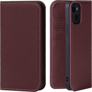 Nhiều Màu Pebble Da Chính Hãng Điện Thoại Bảo Vệ Trường Hợp iPhone 16 17 Loạt Flap Trường Hợp Điện Thoại Với Khe Cắm Thẻ Nhớ - Product Image 6