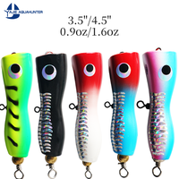 Leurre de surface Popper pour la pêche au maquereau, au bar, à la truite et au tilapia en eau salée 115MM 45G