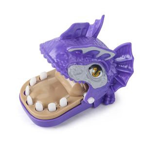 Dinosaure pour enfants morsure doigt tour jeu de décompression créatif <span class=keywords><strong>tyrannosaure</strong></span> Rex porte-clés en plastique pendentif jouets - Product Image 1