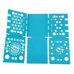 Lavagnetta pieghevole in plastica per bucato per uso domestico, facile e veloce, cartellina per vestiti, scheda pieghevole per adulti e bambini - Product Image 2