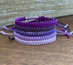 <strong>Wax</strong> Cord Woven Macrame <strong>Bracelets</strong> Waterproof <strong>String</strong> Woven <strong>Bracelets</strong> Gift for Women - Product Image 4