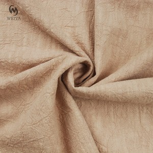 Tissu <span class=keywords><strong>en</strong></span> Ramie Coton Texturé Rustique Or Médaillé 260gsm 80/20, Lavé à la Pierre, pour Vestes et Pantalons d'Automne - Product Image 1