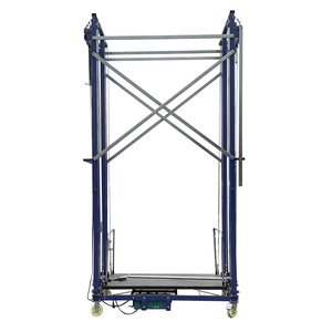 Petit élévateur à ciseaux mobile Échafaudage électrique Télécommande portable en aluminium <span class=keywords><strong>Moteur</strong></span> électrique d'échafaudage de levage - Product Image 5