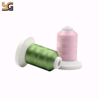 Ensemble de fil à broder 63 couleurs 120D/2 polyester broderie 550y ensemble de fil à broder