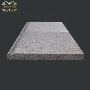 Villa interior decoration beige color natural granite stone skirting