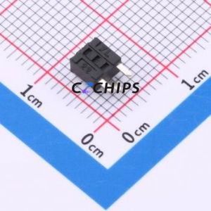 XDTD-0945-0338H Tactile Switch Through hole Switch Single Pole Single Throw Right Angle Insert 3.8mm Without Bracket - Product Image 2