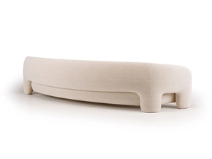 Sofá para el hogar con formas sensuales, suave, elegante, acogedor, Boucle, sofá curvo, esquina, diseñador, minimalista, modular, sofá Seccional de lujo - Product Image 6