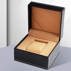 Caja de Reloj Cuadrada de Cuero Sintético de Alta Calidad Personalizada, a Prueba de Polvo, con Logotipo OEM ODM, Caja de Embalaje de Joyería de la Marca QZ de Fujian, China - Product Image 2