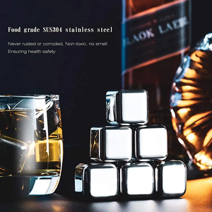 Vaso de Acero Inoxidable Reutilizable y Ecológico Camol, Herramienta para Cubos de Hielo con Tecnología de Enfriamiento Rápido para Cócteles, Whisky y Bares - Product Image 4
