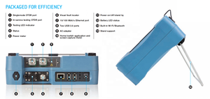 เครื่องทดสอบสายไฟเบอร์ EXFO Max-720C IOLM GSM/GPRS รองรับช่วงไดนามิก 36dB แบตเตอรี่ 4000mAh 1310/1550/1625nm - Product Image 5