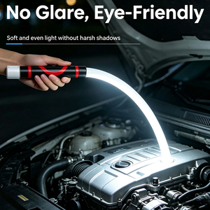 Lampe <span class=keywords><strong>de</strong></span> <span class=keywords><strong>travail</strong></span> LED flexible 2026, nouvelle lampe torche LED pliable <span class=keywords><strong>de</strong></span> 1800 mAh, bâton lumineux rechargeable flexible <span class=keywords><strong>de</strong></span> 27 pouces pour la réparation automobile et les espaces étroits - Product Image 2