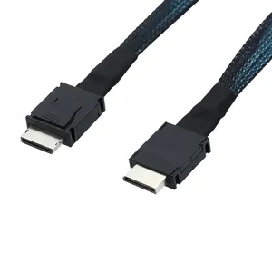 Cable de supervelocidad para servidor OcuLink PCIe PCI-Express de <span class=keywords><strong>4i</strong></span> a MINI SAS, de <span class=keywords><strong>4I</strong></span>, SSD, de 32AWG, para servidor - Product Image 5