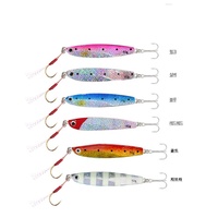 Clear Out BS 20g 30g 40g 50g 60g 80g 100g Leurres de pêche métalliques Jigging coulants, avec hameçon assisté et hameçon triple