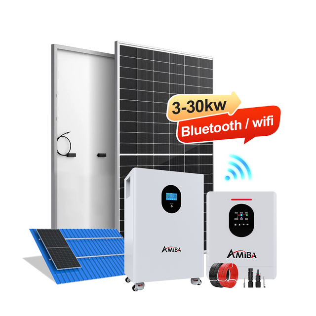 Complete Home Solar Power System 5Kw 8Kw 10Kw 12Kw 15Kw 20Kw Hybrid Off Grid Solar Energy System Kit