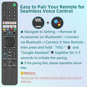 Télécommande de remplacement RMF-TX520U avec fonction de recherche vocale compatible avec les séries <span class=keywords><strong>Sony</strong></span> Bravia XR/XBR/KD 4K/<span class=keywords><strong>8K</strong></span> LED <span class=keywords><strong>OLED</strong></span> - Product Image 5