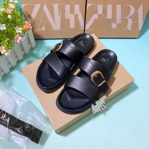 ZAZ - Sandalias Planas de Diseño de Lujo, Mocasines Personalizados con Hebillas Metálicas, Zapatos de Moda para Mujer - Product Image 1