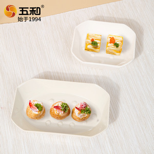 Wuhe Melamine Noodle Bowl <b>Set</b> Round Solid Color For Hotel <b>Restaurant</b> Daily Use - Product Image 2