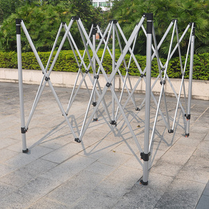 เต็นท์หลังคาแข็งแรงทนทาน พิมพ์ลายด้วยเทคนิค Dye Sublimation ขนาด 10x10 ฟุต โครงอะลูมิเนียม พับเก็บได้ สำหรับงานแสดงสินค้าและกิจกรรมส่งเสริมแบรนด์ - Product Image 4