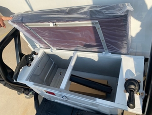 DAHE 2025 Electric Tricycles 1200W Cargo Truck Express Delivery Electric <strong>Camper</strong> Ice Cream Tuk Tuk Utility Vehicle for Adults - Product Image 4