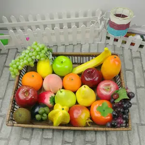 Yiscaxia Factory Direct Selling Foam Simulatie Fruit Banaan Apple Decoratie Voor Fotografie Props Studio