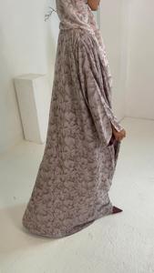 Sharut <strong>Abaya</strong> Factory OEM/ODM Luxury EID Islamic Kimono Muslim Women Dress Floral <strong>Chiffon</strong> <strong>Abaya</strong> with Matching Hijab - Product Image 6