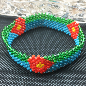 Braccialetto di perline Dazgirl con bandiera africana della Tanzania - Product Image 6